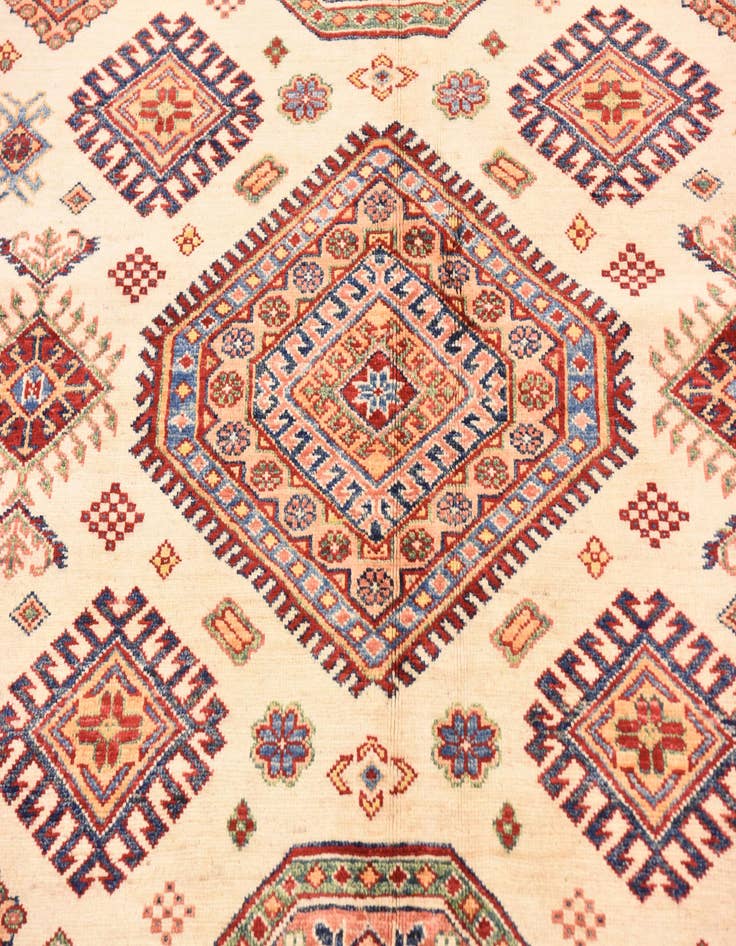 Detail image of  5' 6 x 7' 9  Hand Knotted Kazak Oriental Rug
