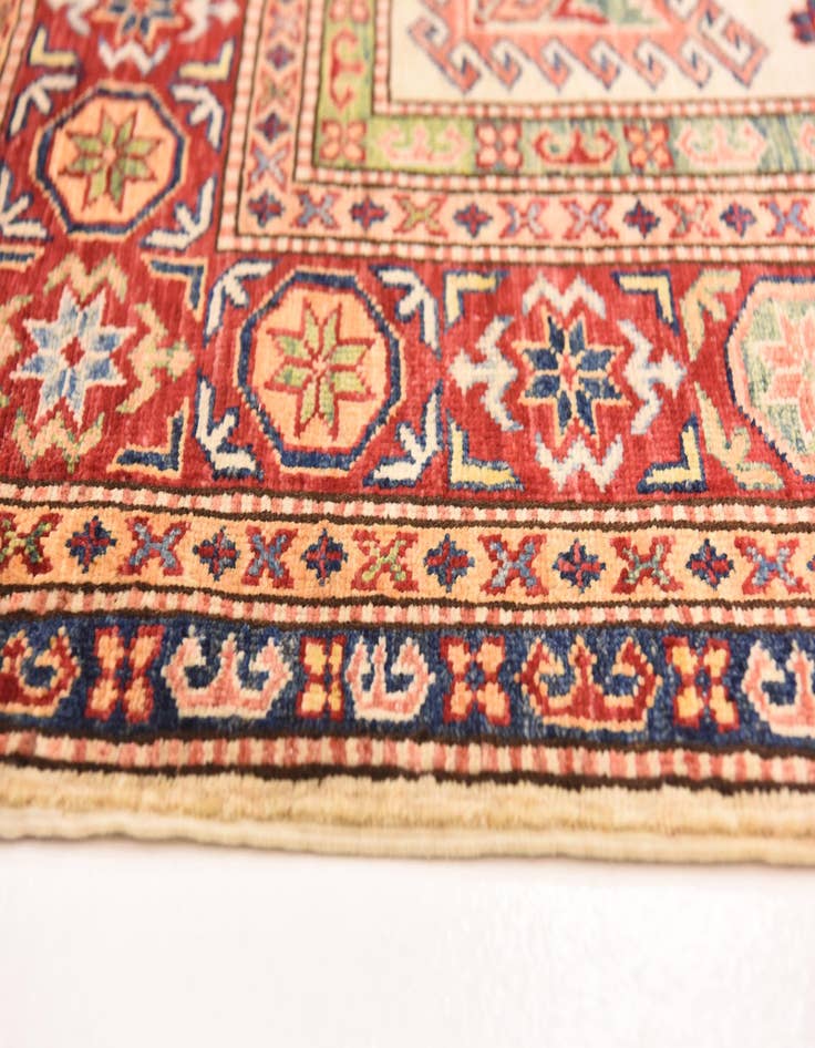 Detail image of  5' 6 x 7' 9  Hand Knotted Kazak Oriental Rug