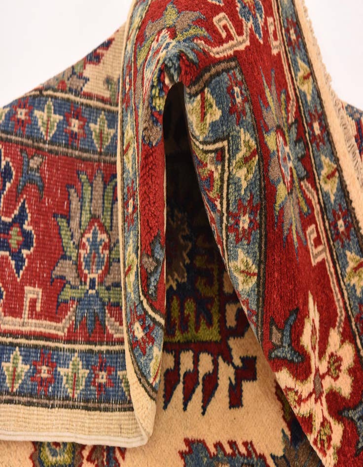 Detail image of  5' 8 x 7' 10  Hand Knotted Kazak Rug