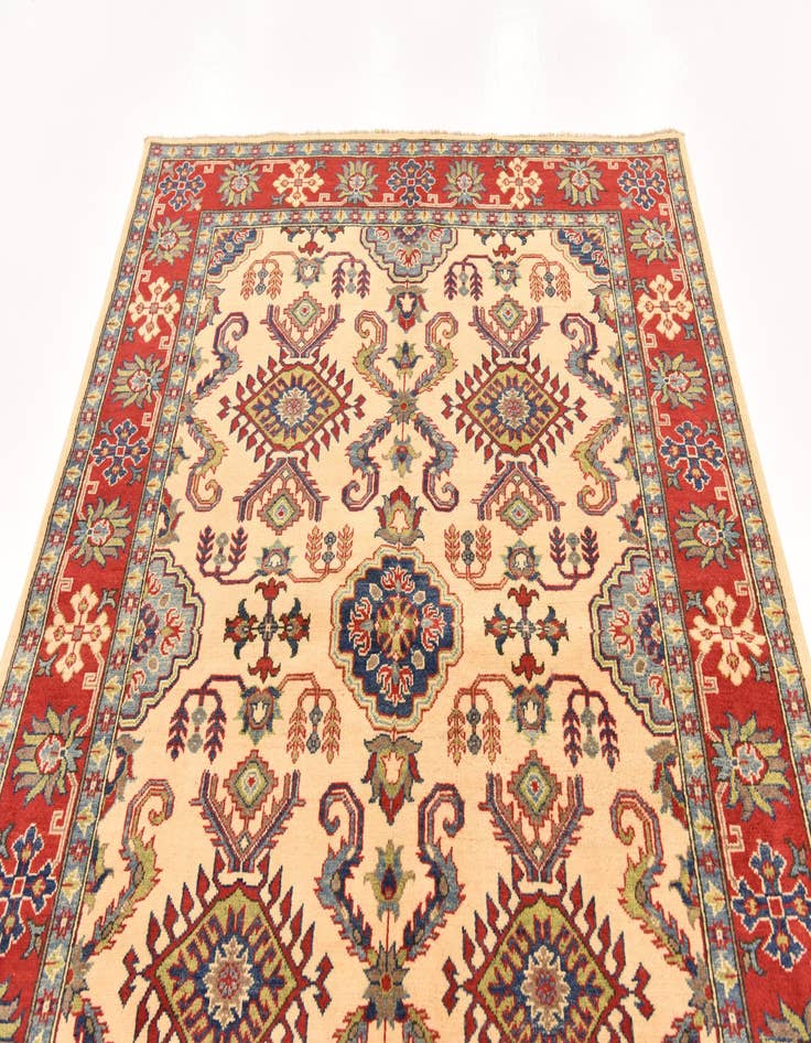 Detail image of  5' 8 x 7' 10  Hand Knotted Kazak Rug