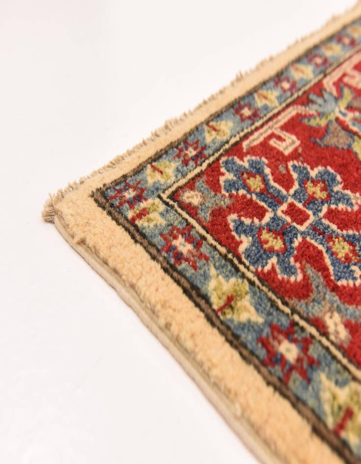 Detail image of  5' 8 x 7' 10  Hand Knotted Kazak Rug