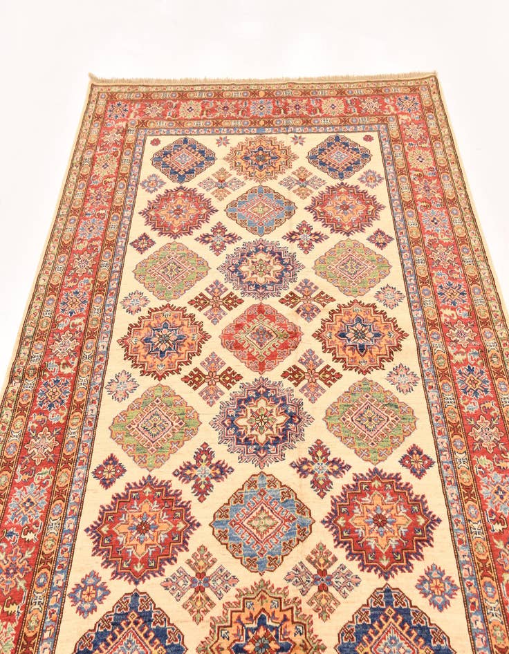 Detail image of  6' x 7' 11  Hand Knotted Kazak Oriental Rug