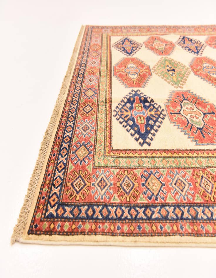 Detail image of  5' 8 x 7' 7  Hand Knotted Kazak Oriental Rug