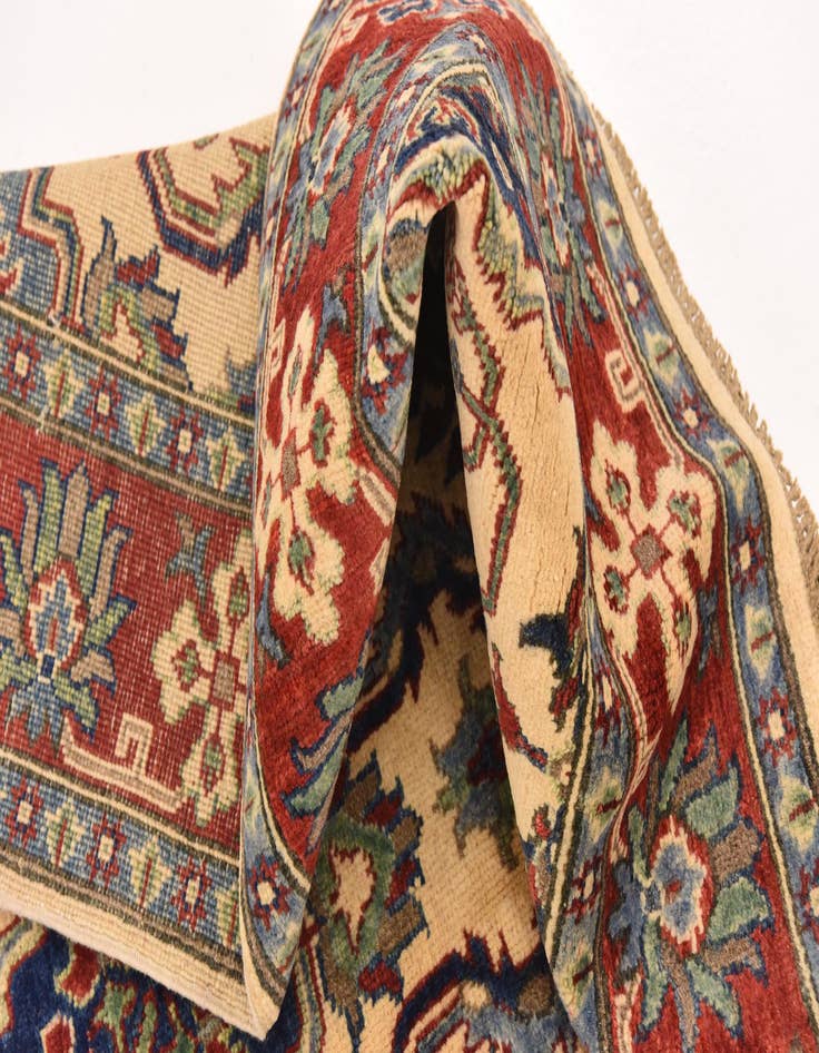 Detail image of 5' 2 x 6' 9 Hand Knotted Kazak Rug