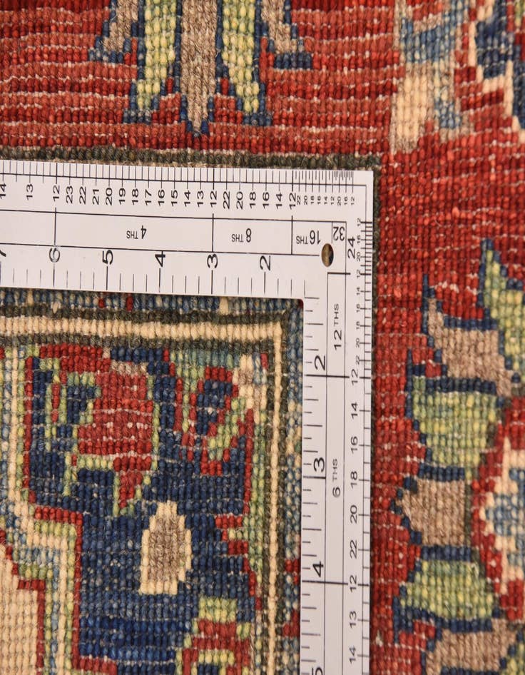 Detail image of 5' 2 x 6' 9 Hand Knotted Kazak Rug