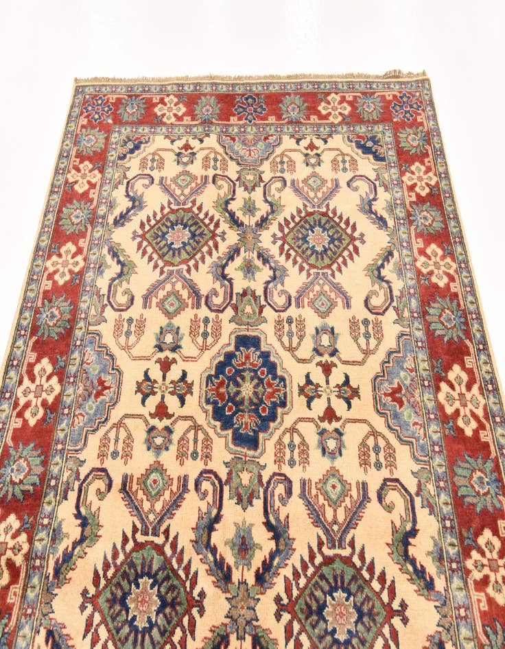 Detail image of 5' 2 x 6' 9 Hand Knotted Kazak Rug