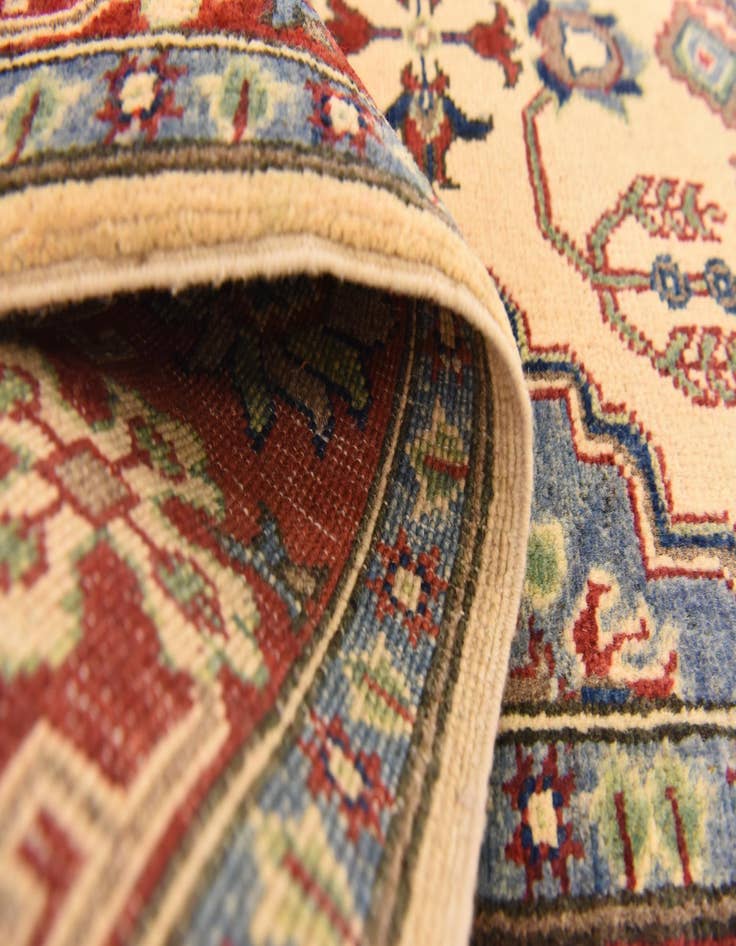Detail image of 5' 2 x 6' 9 Hand Knotted Kazak Rug