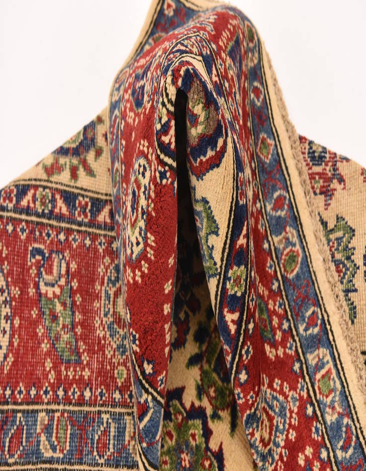 Detail image of  4' x 5' 10  Hand Knotted Kazak Rug