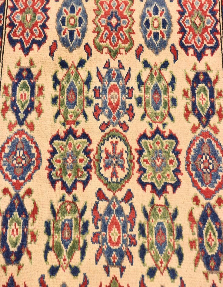 Detail image of  4' x 5' 10  Hand Knotted Kazak Rug