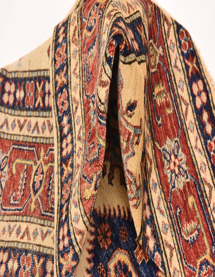 Detail image of  5' 8 x 7' 6  Hand Knotted Kazak Oriental Rug