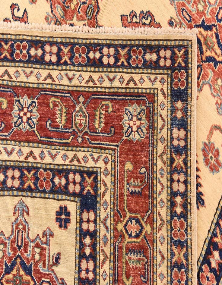 Detail image of  5' 8 x 7' 6  Hand Knotted Kazak Oriental Rug
