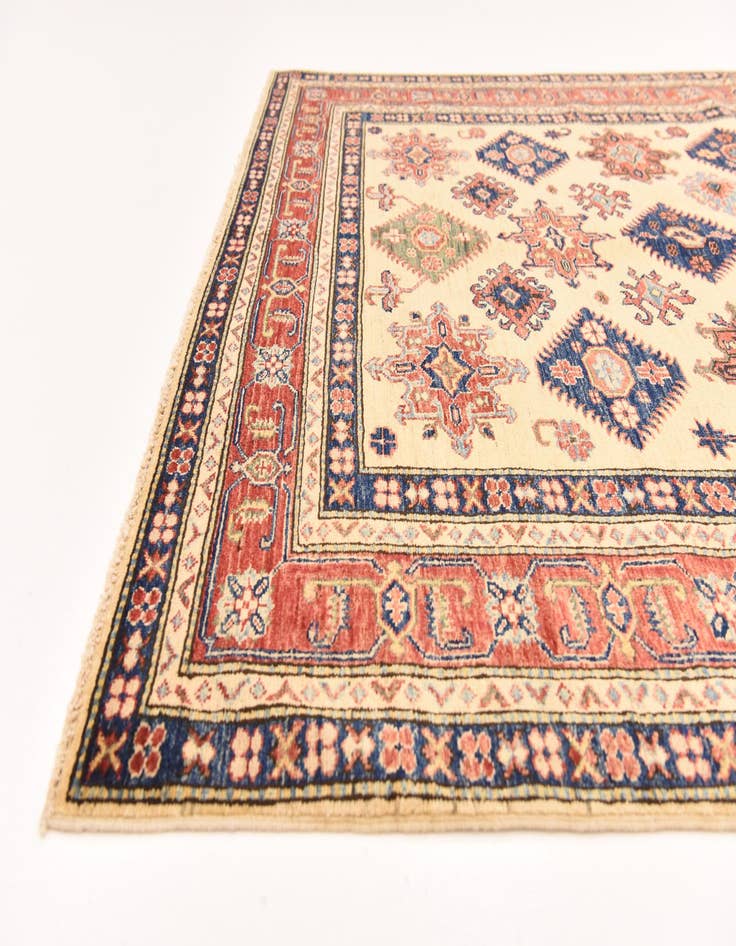 Detail image of  5' 8 x 7' 6  Hand Knotted Kazak Oriental Rug