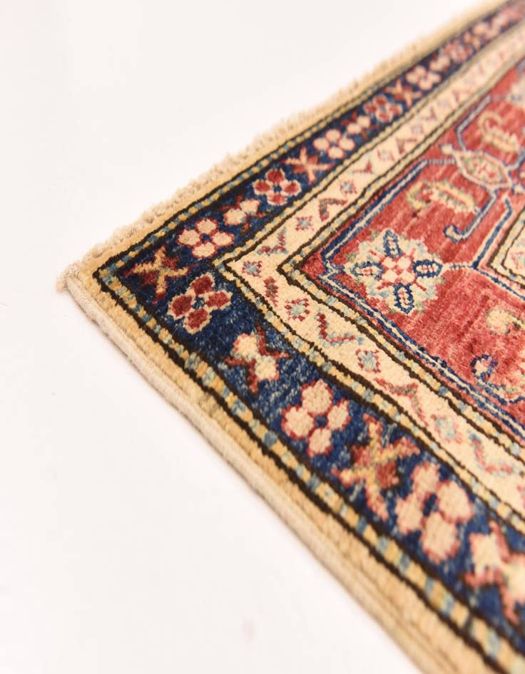 Detail image of  5' 8 x 7' 6  Hand Knotted Kazak Oriental Rug