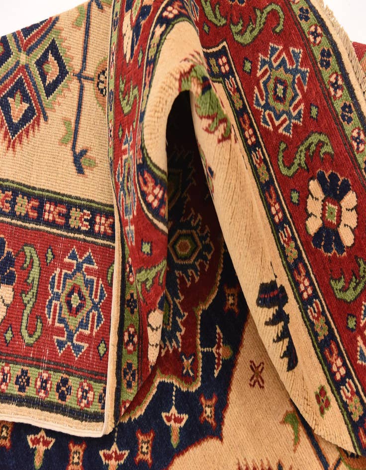 Detail image of  5' 6 x 7' 9  Hand Knotted Kazak Rug