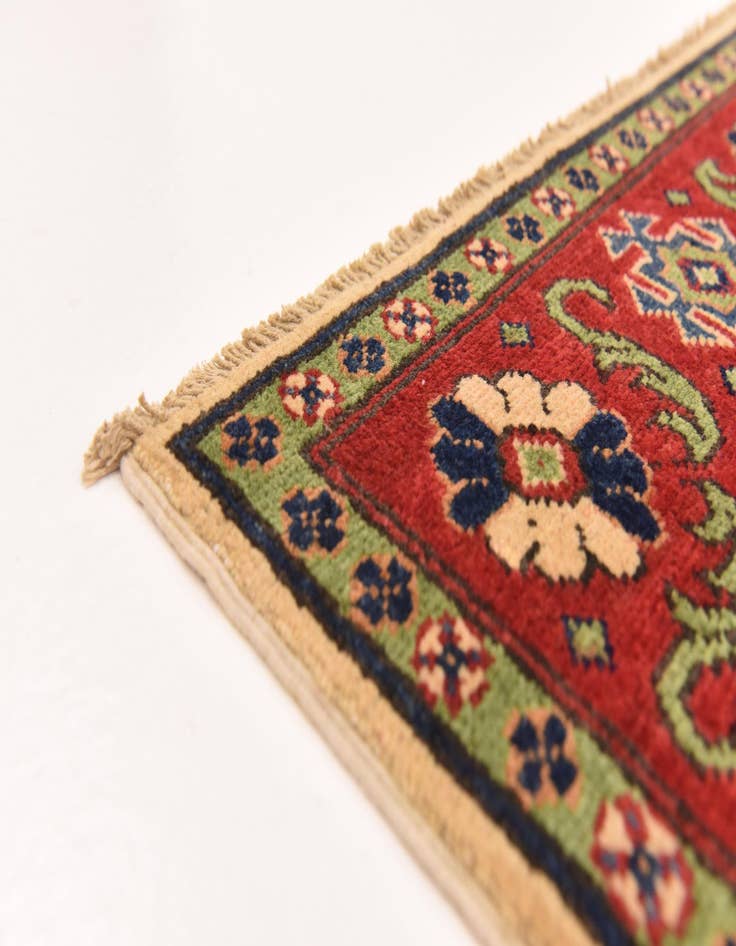 Detail image of  5' 6 x 7' 9  Hand Knotted Kazak Rug