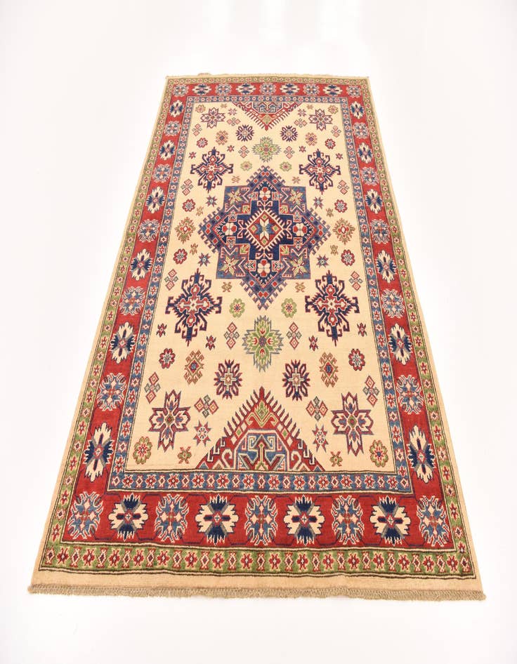 Detail image of  5' 7 x 7' 10  Hand Knotted Kazak Rug