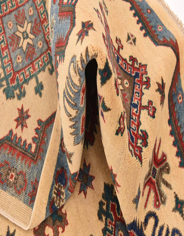 Detail image of  5' 9 x 7' 8  Hand Knotted Kazak Rug