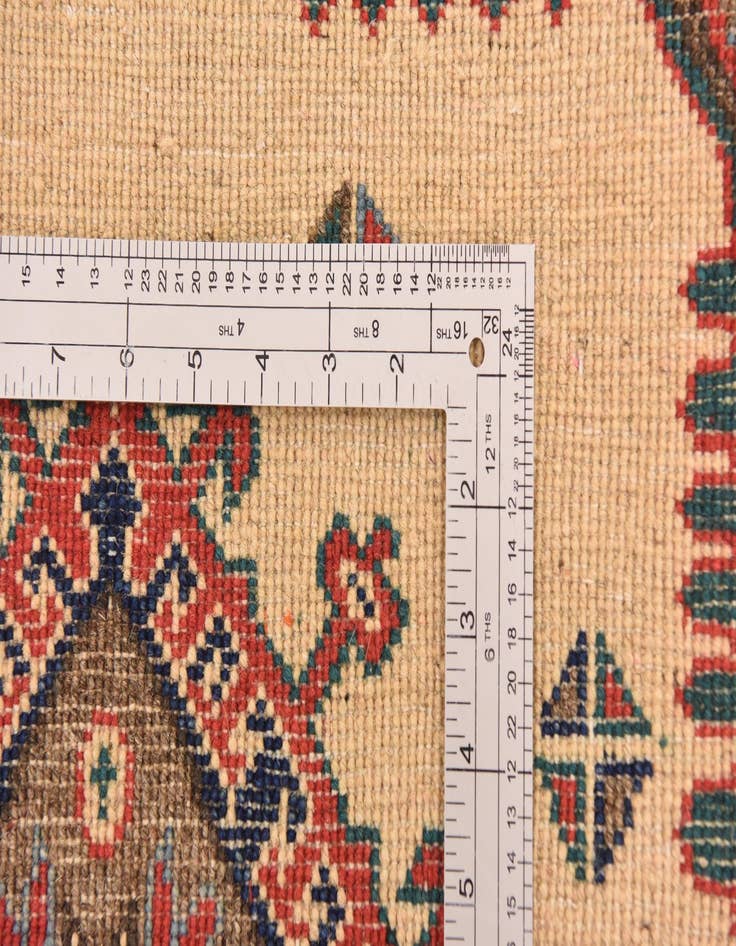 Detail image of  5' 9 x 7' 8  Hand Knotted Kazak Rug