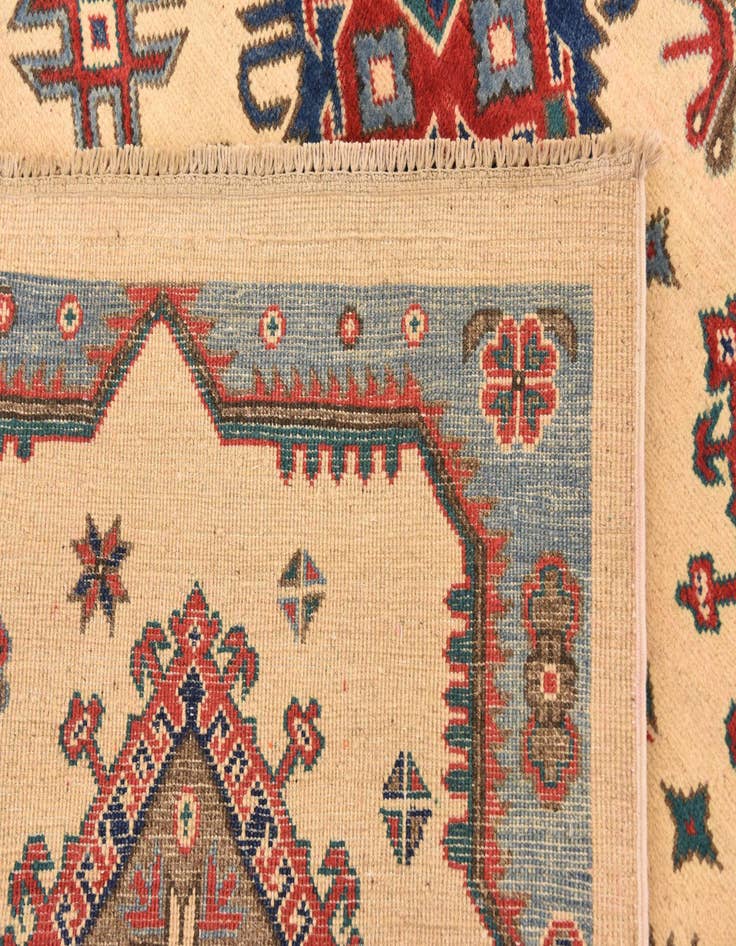 Detail image of  5' 9 x 7' 8  Hand Knotted Kazak Rug