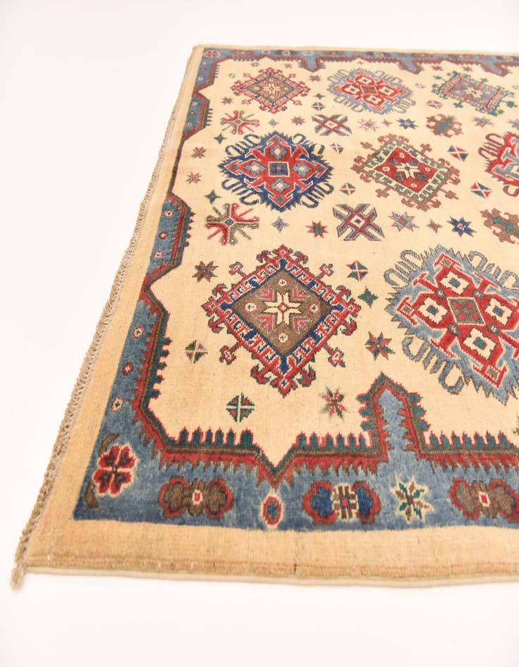 Detail image of  5' 9 x 7' 8  Hand Knotted Kazak Rug