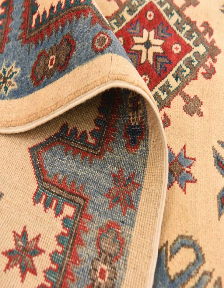 Detail image of  5' 9 x 7' 8  Hand Knotted Kazak Rug
