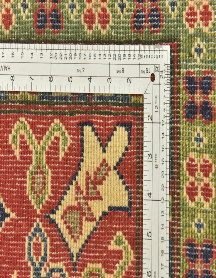 Detail image of  6' 8 x 10'  Hand Knotted Kazak Rug