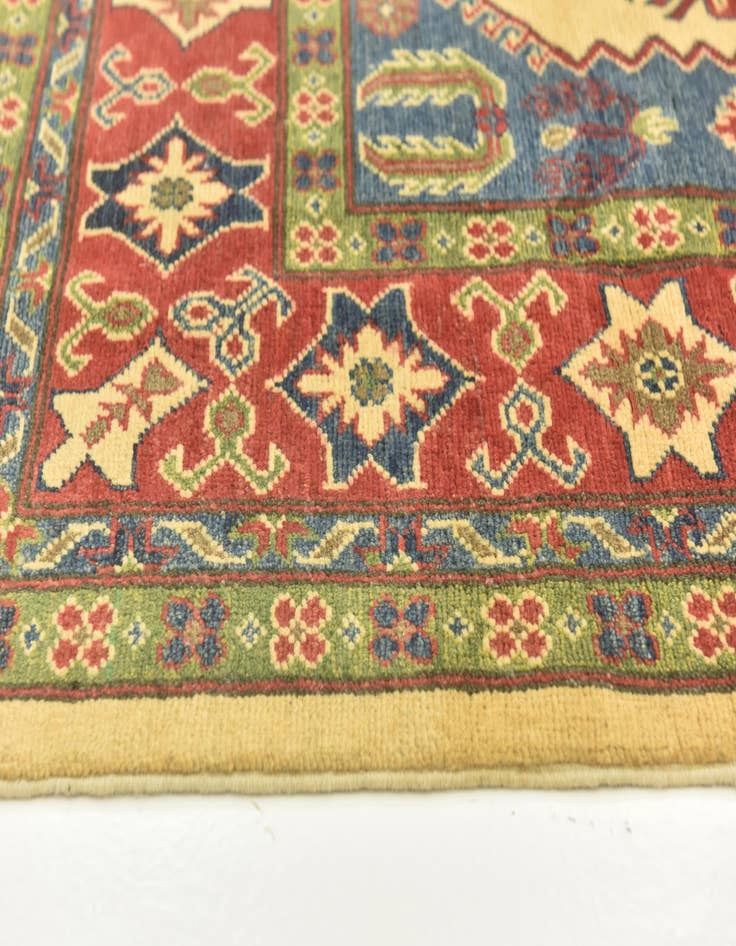 Detail image of  6' 8 x 10'  Hand Knotted Kazak Rug