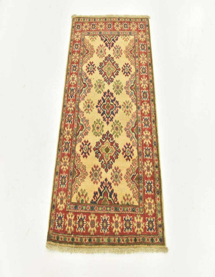 Detail image of  2' 9 x 4'  Hand Knotted Kazak Rug