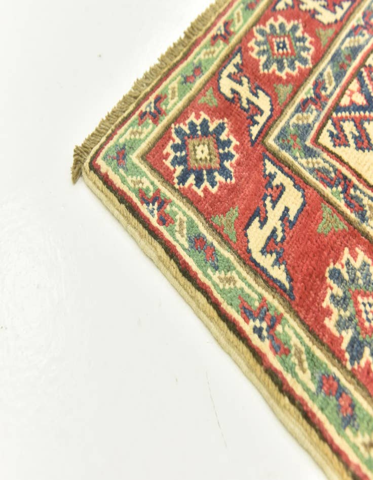 Detail image of  2' 9 x 3' 10  Hand Knotted Kazak Rug