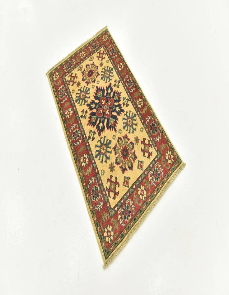 Detail image of  2' 8 x 4' 2  Hand Knotted Kazak Rug