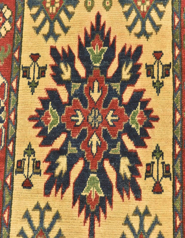 Detail image of  2' 8 x 4' 2  Hand Knotted Kazak Rug