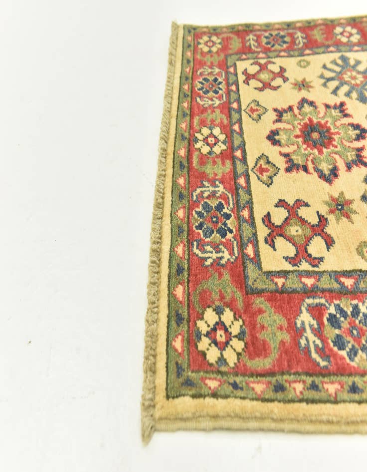 Detail image of  2' 8 x 4' 2  Hand Knotted Kazak Rug