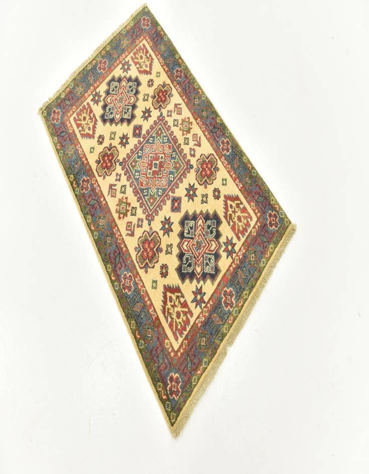 Detail image of  2' 8 x 4' 1  Hand Knotted Kazak Rug