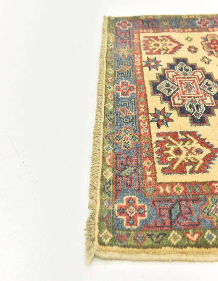 Detail image of  2' 8 x 4' 1  Hand Knotted Kazak Rug