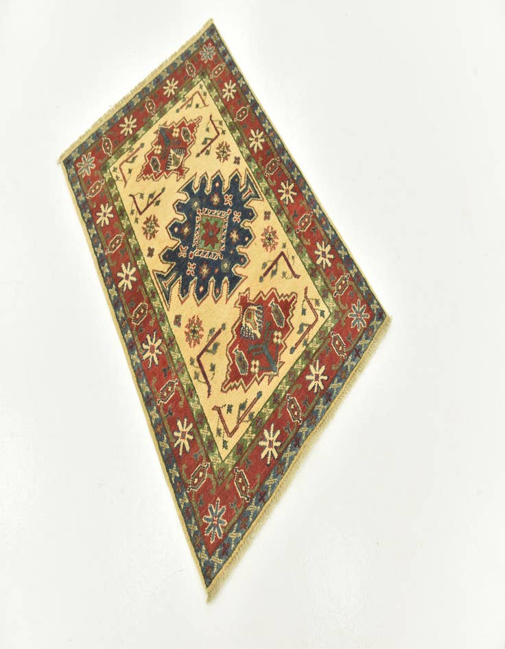 Detail image of  2' 8 x 3' 10  Hand Knotted Kazak Rug