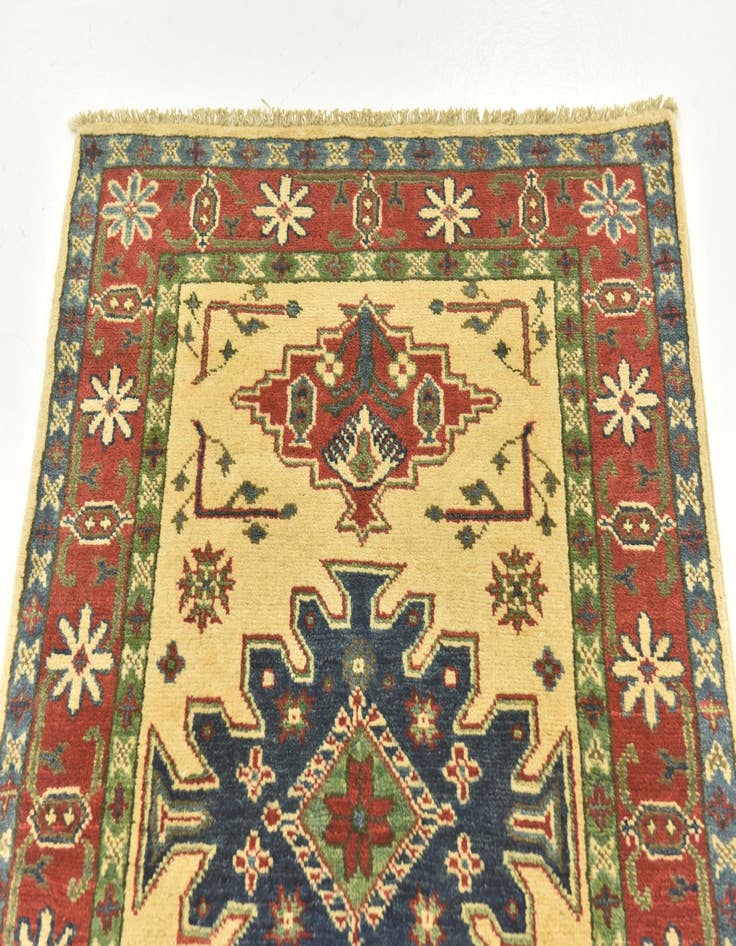 Detail image of  2' 8 x 3' 10  Hand Knotted Kazak Rug