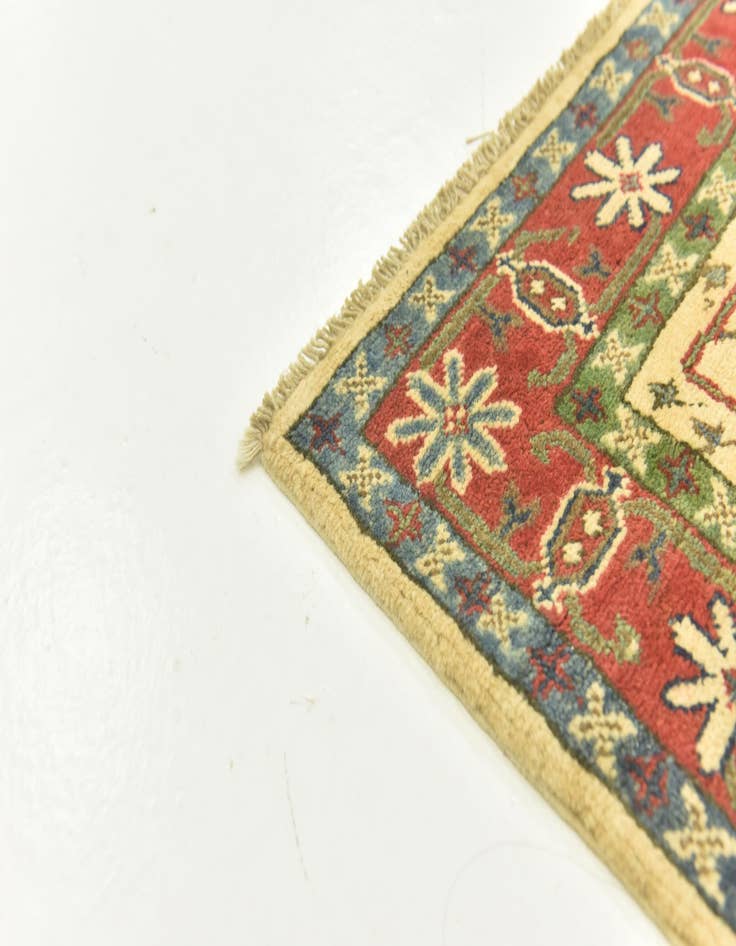 Detail image of  2' 8 x 3' 10  Hand Knotted Kazak Rug