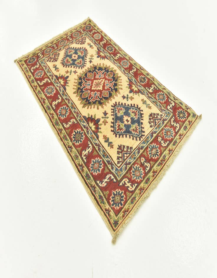 Detail image of  2' 7 x 4' 1  Hand Knotted Kazak Rug