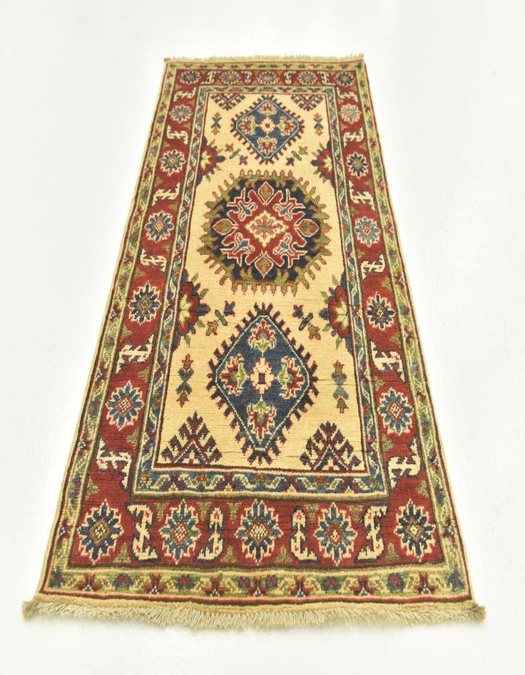 Detail image of  2' 7 x 4' 1  Hand Knotted Kazak Rug