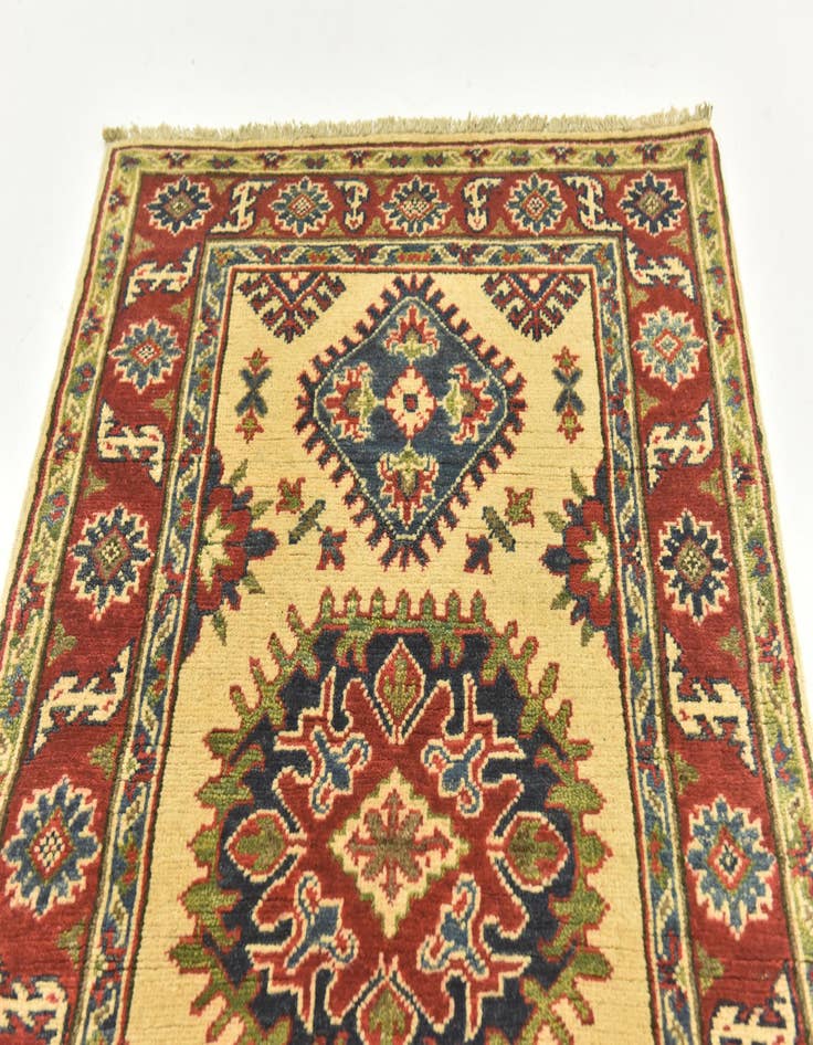 Detail image of  2' 7 x 4' 1  Hand Knotted Kazak Rug