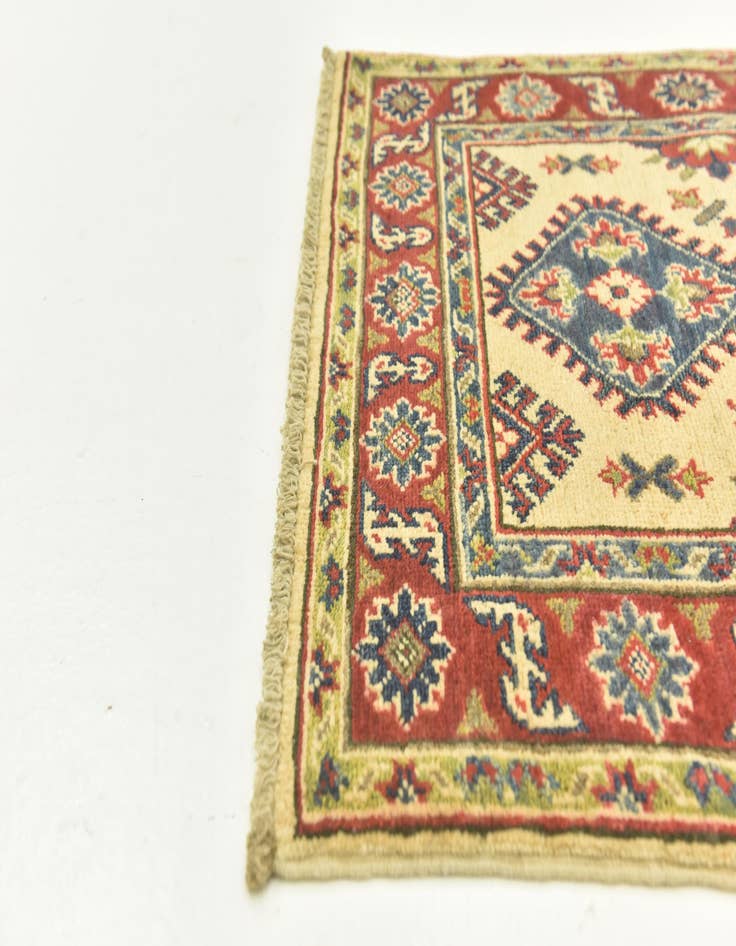 Detail image of  2' 7 x 4' 1  Hand Knotted Kazak Rug