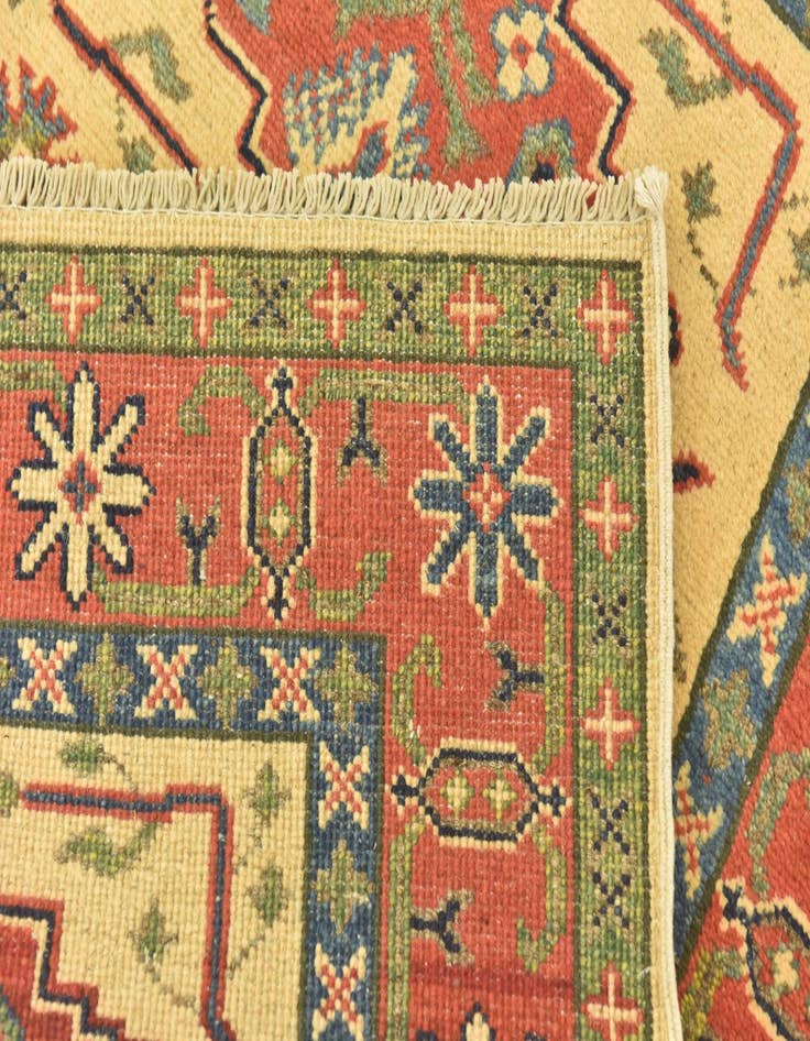 Detail image of  2' 10 x 4' 1  Hand Knotted Kazak Rug