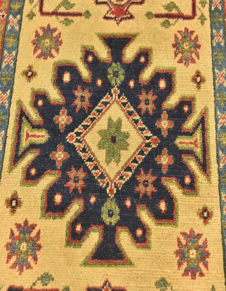 Detail image of  2' 10 x 4' 1  Hand Knotted Kazak Rug