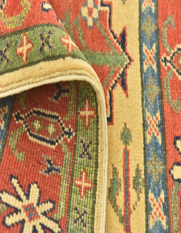 Detail image of  2' 10 x 4' 1  Hand Knotted Kazak Rug