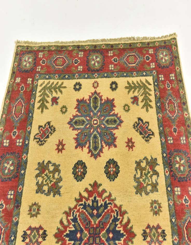 Detail image of  2' 10 x 3' 11  Hand Knotted Kazak Rug