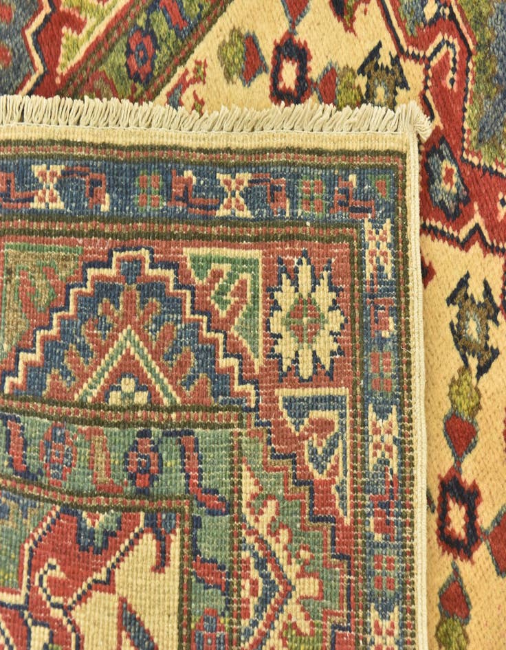 Detail image of  2' 9 x 3' 11  Hand Knotted Kazak Rug