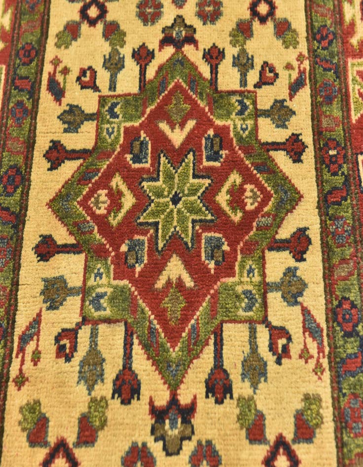 Detail image of  2' 9 x 3' 11  Hand Knotted Kazak Rug
