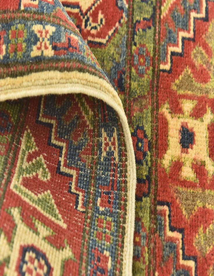 Detail image of  2' 9 x 3' 11  Hand Knotted Kazak Rug