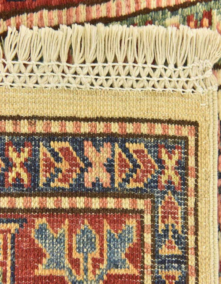 Detail image of  3' 6 x 4' 10  Hand Knotted Kazak Oriental Rug