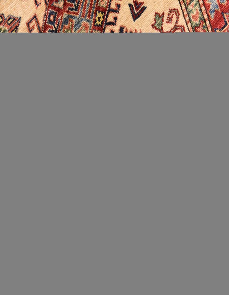 Detail image of  3' 2 x 5'  Hand Knotted Kazak Oriental Rug